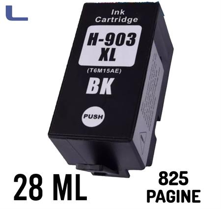 hp compatibile n 903xl black 28ml T6M15AE chip anti aggiorn.*572