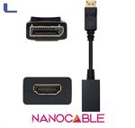 adattatore display port maschio- hdmi femmina 15cm nanocable*572