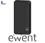 power bank per smartphone 20000mAh 22.55w black ewent*021