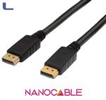 cavo adattatore displayport 1.2 maschio-maschio 2mt nanocable*