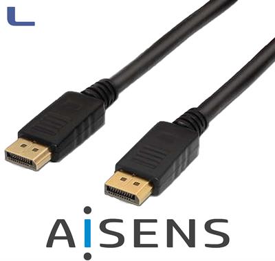 cavo adattatore displayport 1.2 maschio-maschio 2mt aisens* 572