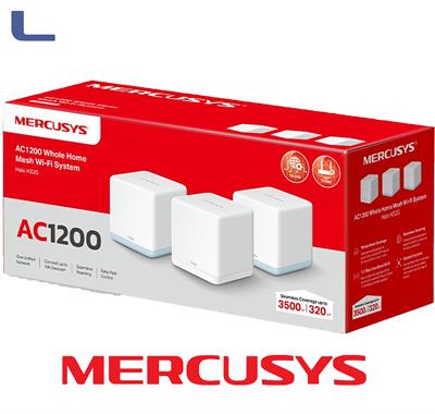 router wifi home mesh AC1200 2.4/5ghz kit3pz 320mq mercusys *491