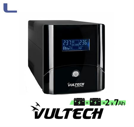 gruppo di continuita' 1500va lcd line interactive vultech *433