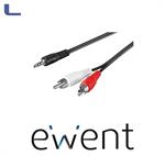 cavo stereo jack 3.5masch/2rca masch 2.0 m  ewent *021