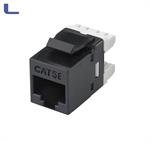 frutto keystone cat.5e utp 180 gradi black