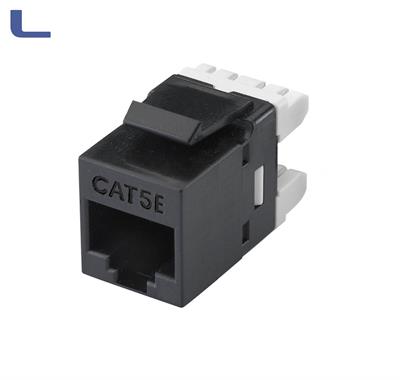 frutto keystone cat.5e utp 180 gradi black