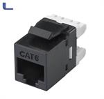 frutto keystone cat.6e dual IDC 180 gradi black *021
