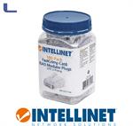plug rj45 cat.6u/utp filo tondo con fori 100pz in barattolo* 051