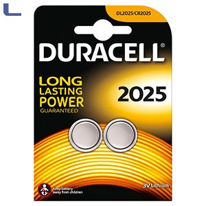 cr2025 pila al litio duracell pz.2 *572
