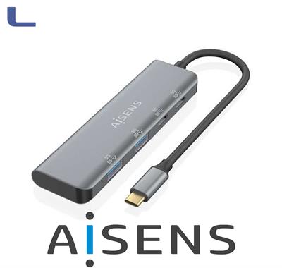 hub usb 3.2 type c gen1 5g 2 porte usb a+2 porte type c *572