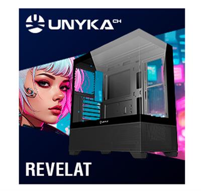 case Unykach Revelat Black ATX,Micro ATX,ITX usb 3.0 usb-c*572
