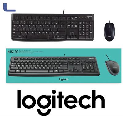 tastiera + mouse black usb 2.0 MK120 logitech *273