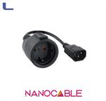 cavo spina vde/presa schuko 0.25mt nanocable *572