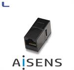 accoppiatore modulare cat.6 stp 2xRJ45 da pannello black aisens