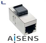 accoppiatore modulare cat.6 stp 2xRJ45 da pannello aisens*572