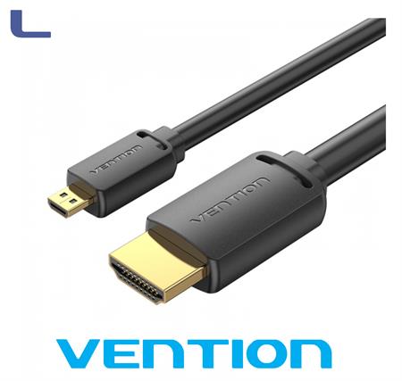 Cavo Micro HDMI m a HDMI m 2.0 4K 3m black vention *572