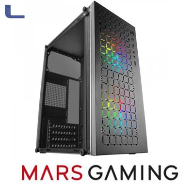 case micro atx 2ventole frgb mars gaming  black *572