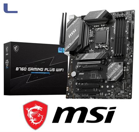 scheda madre MSI b760 gaming plus wifi ddr5 lga1700 raptor lake